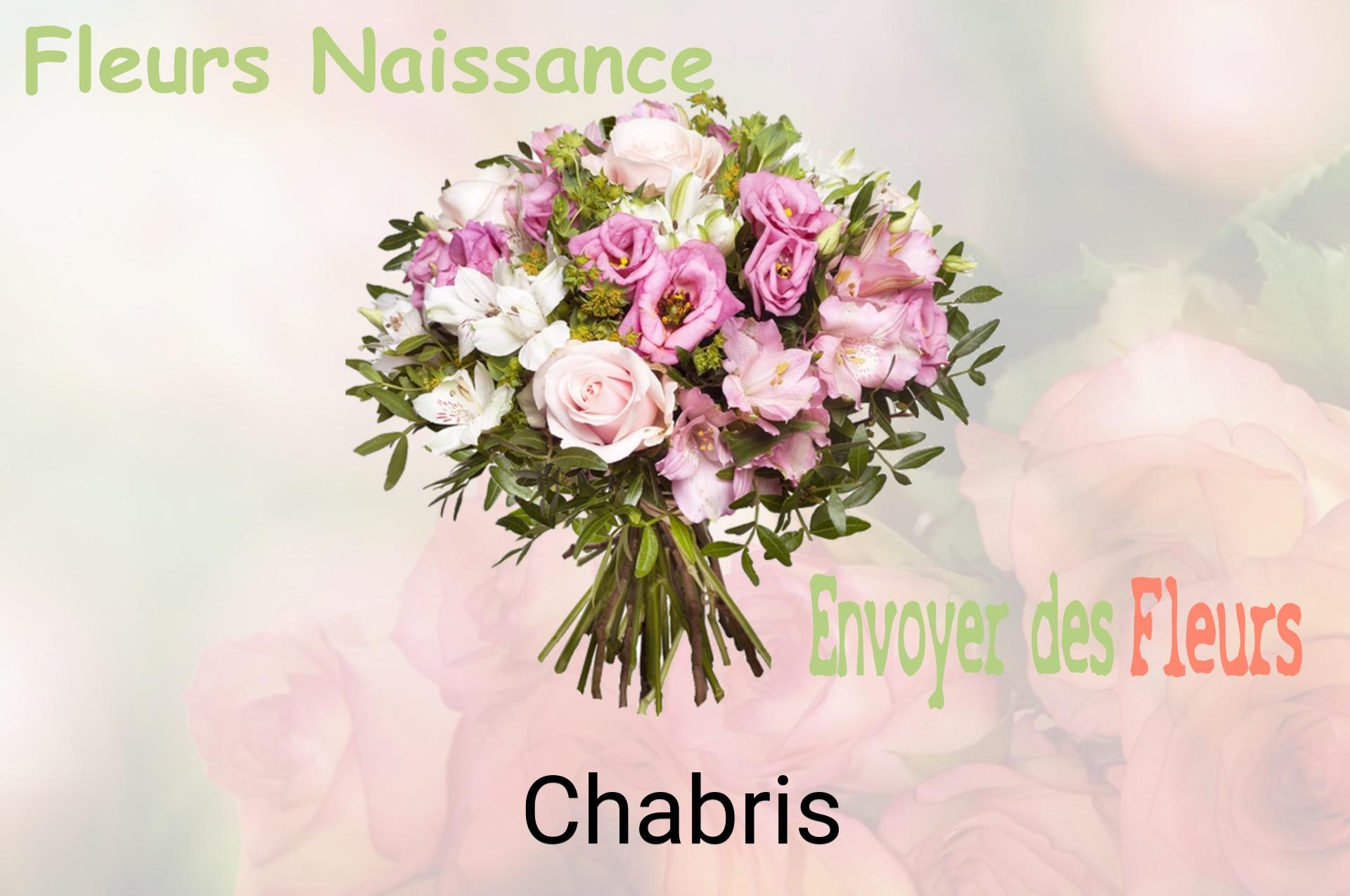 Bouquet de fleurs de naissance livré à Chabris